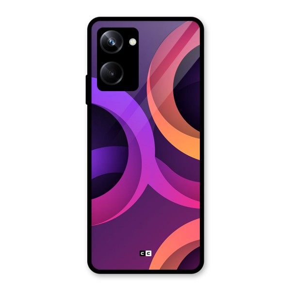 Gradient Rings Glass Back Case for Realme 10 Pro