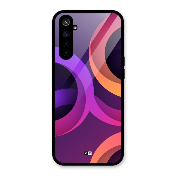 Gradient Rings Glass Back Case for Realme 6