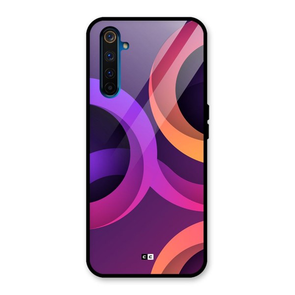 Gradient Rings Glass Back Case for Realme 6 Pro