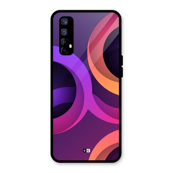 Gradient Rings Glass Back Case for Realme 7