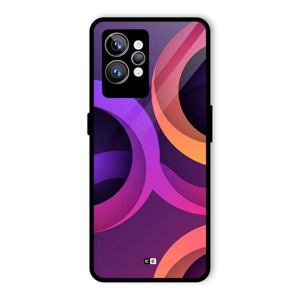 Gradient Rings Glass Back Case for Realme GT2 Pro