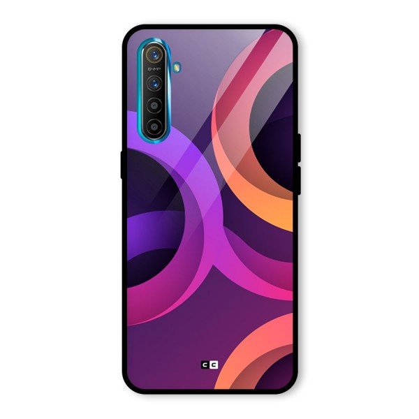 Gradient Rings Glass Back Case for Realme XT