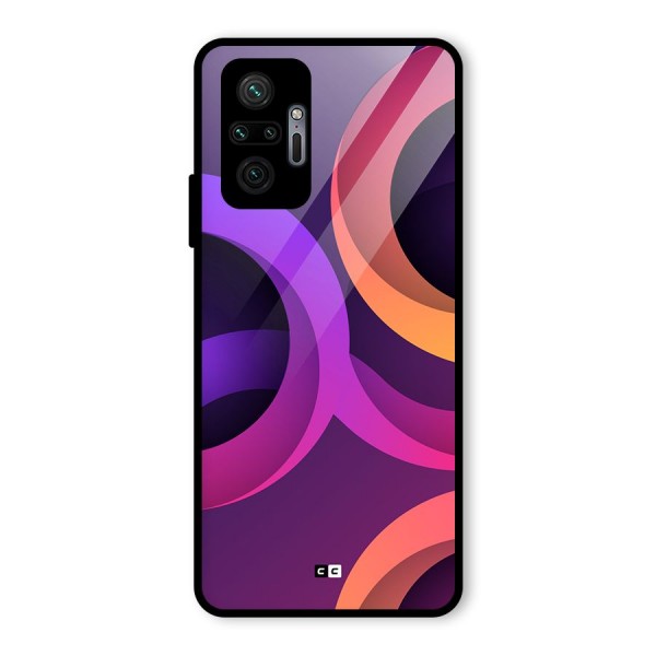 Gradient Rings Glass Back Case for Redmi Note 10 Pro