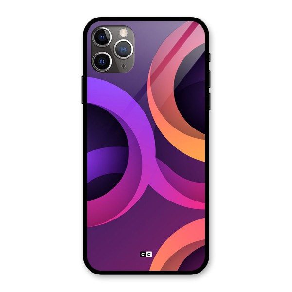 Gradient Rings Glass Back Case for iPhone 11 Pro Max