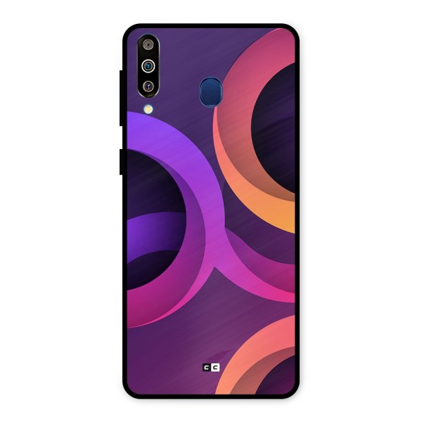 Gradient Rings Metal Back Case for Galaxy M30