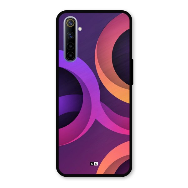 Gradient Rings Metal Back Case for Realme 6