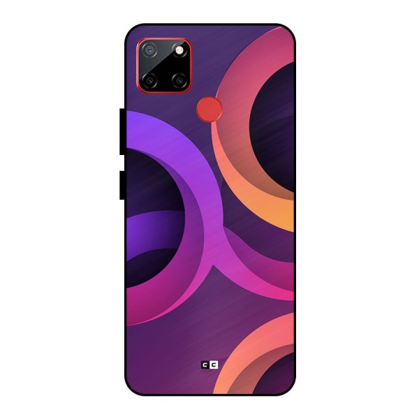 Gradient Rings Metal Back Case for Realme C12