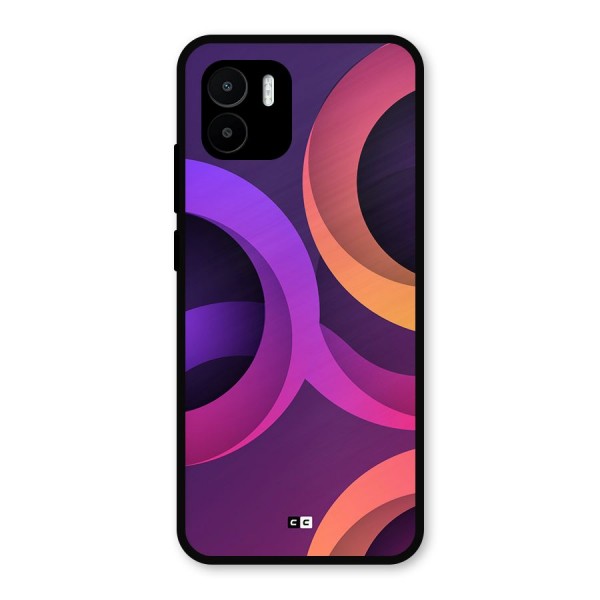 Gradient Rings Metal Back Case for Redmi A2