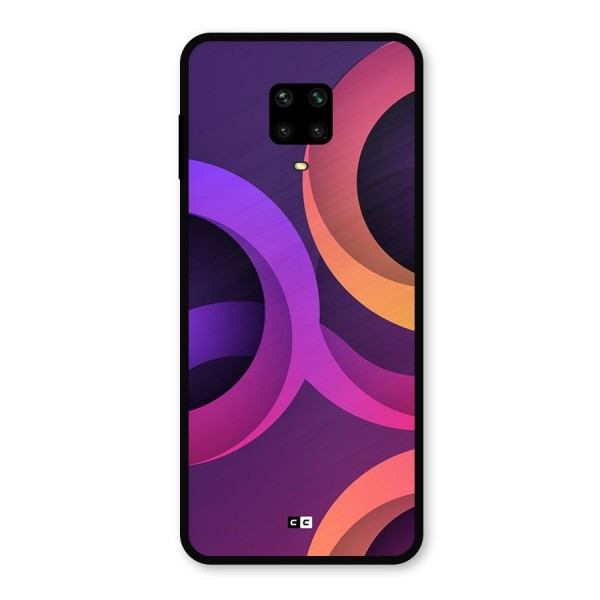 Gradient Rings Metal Back Case for Redmi Note 9 Pro