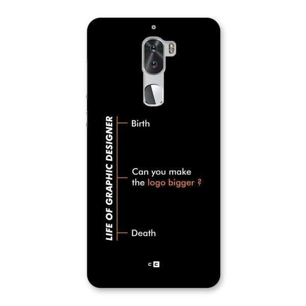 Graphic Designer Life Back Case for Coolpad Cool 1