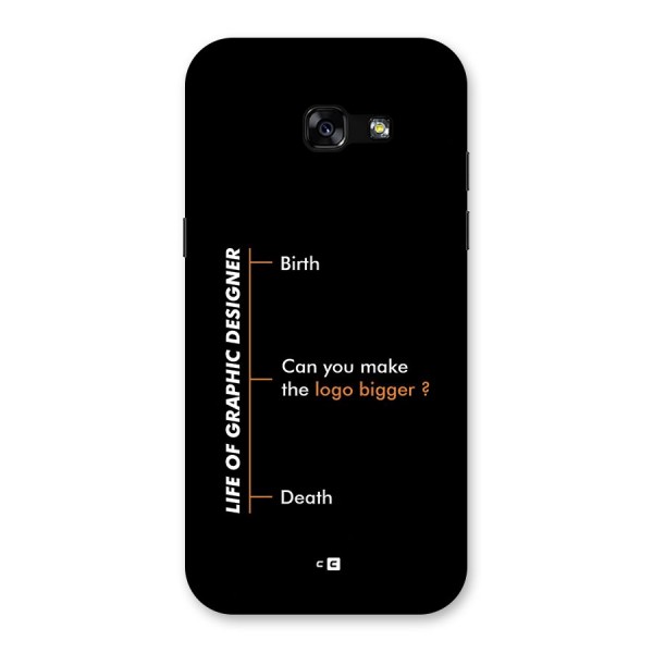 Graphic Designer Life Back Case for Galaxy A5 2017