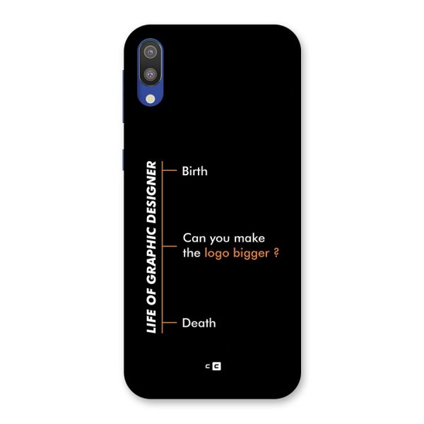 Graphic Designer Life Back Case for Galaxy M10