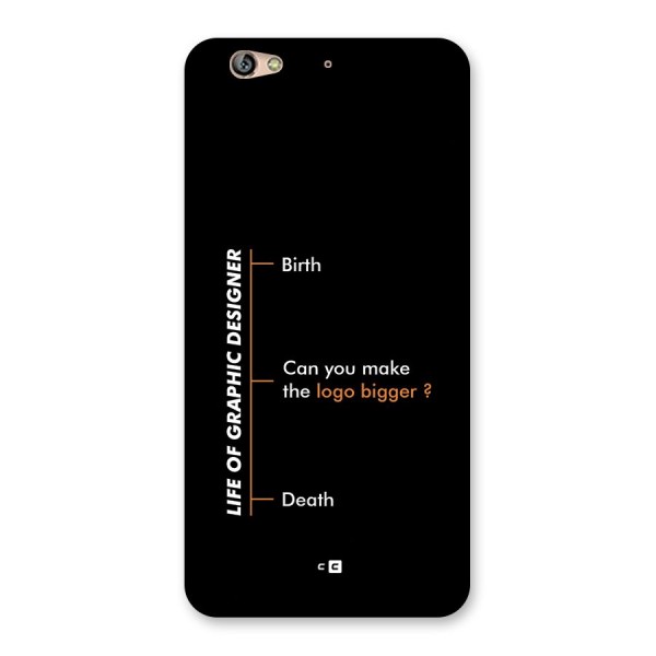 Graphic Designer Life Back Case for Gionee S6