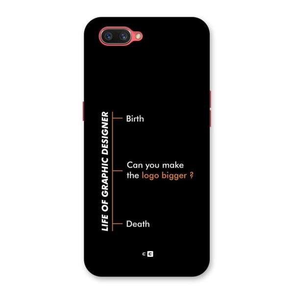 Graphic Designer Life Back Case for Oppo A3s