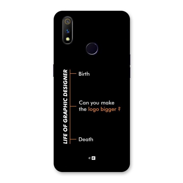 Graphic Designer Life Back Case for Realme 3 Pro