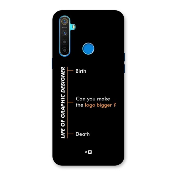 Graphic Designer Life Back Case for Realme 5s