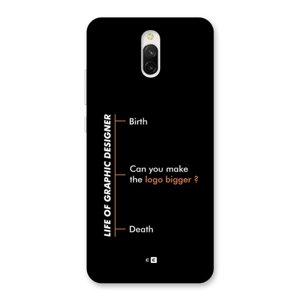 Graphic Designer Life Back Case for Redmi 8A Dual