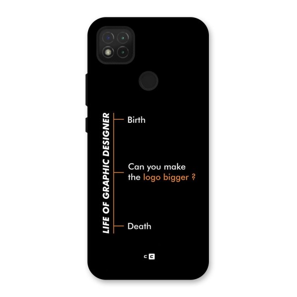 Graphic Designer Life Back Case for Redmi 9C