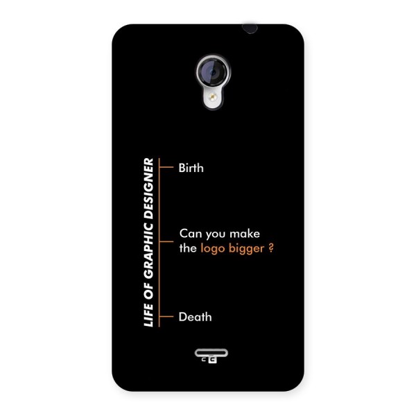 Graphic Designer Life Back Case for Unite 2 A106