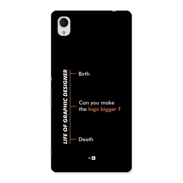 Graphic Designer Life Back Case for Xperia M4 Aqua