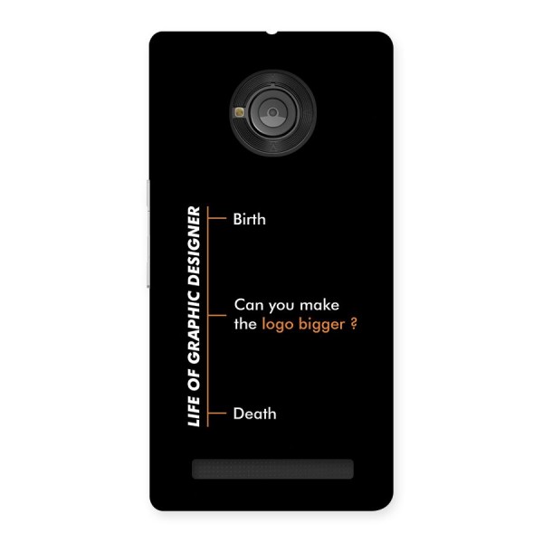 Graphic Designer Life Back Case for Yuphoria