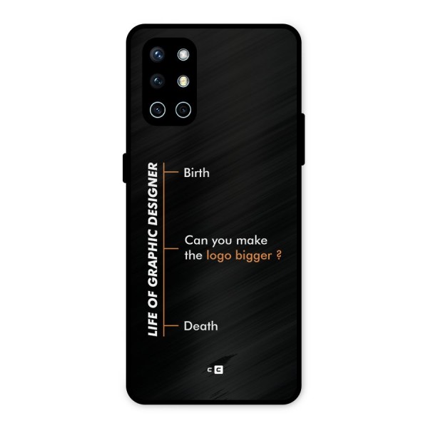 Graphic Designer Life Metal Back Case for OnePlus 9R