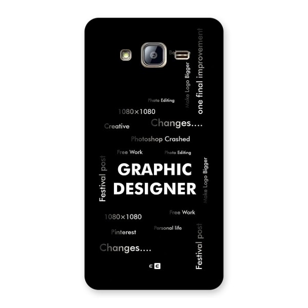 Graphic Designer Struggles Back Case for Galaxy On5