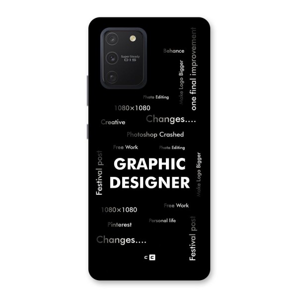 Graphic Designer Struggles Back Case for Galaxy S10 Lite