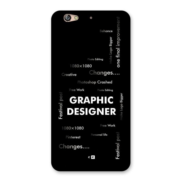 Graphic Designer Struggles Back Case for Gionee S6