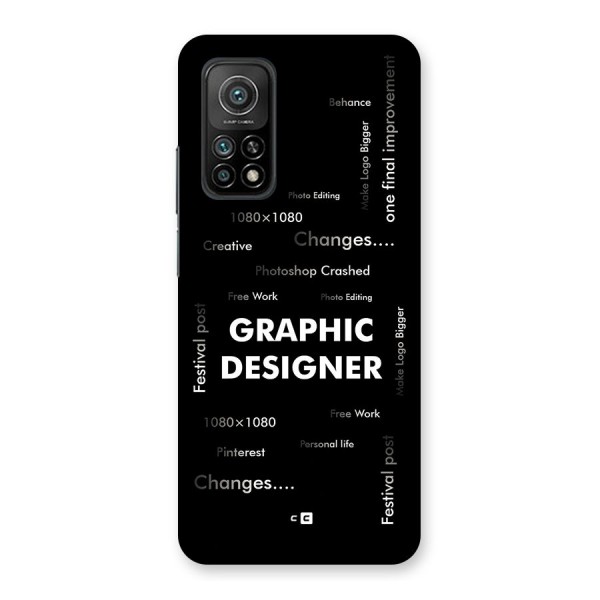 Graphic Designer Struggles Back Case for Mi 10T Pro 5G