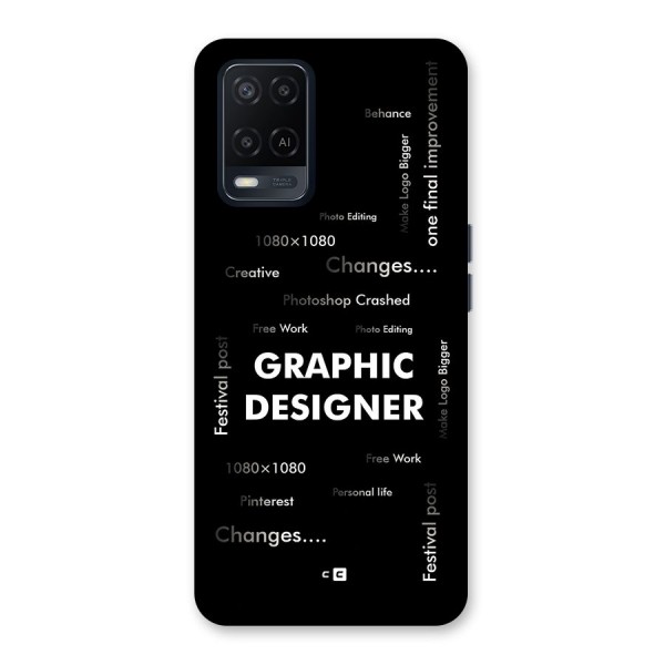 Graphic Designer Struggles Back Case for Oppo A54