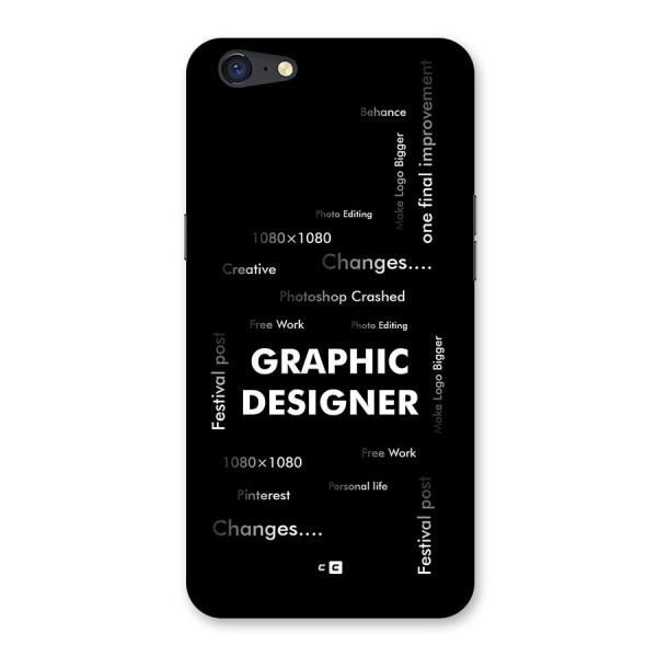 Graphic Designer Struggles Back Case for Oppo A71