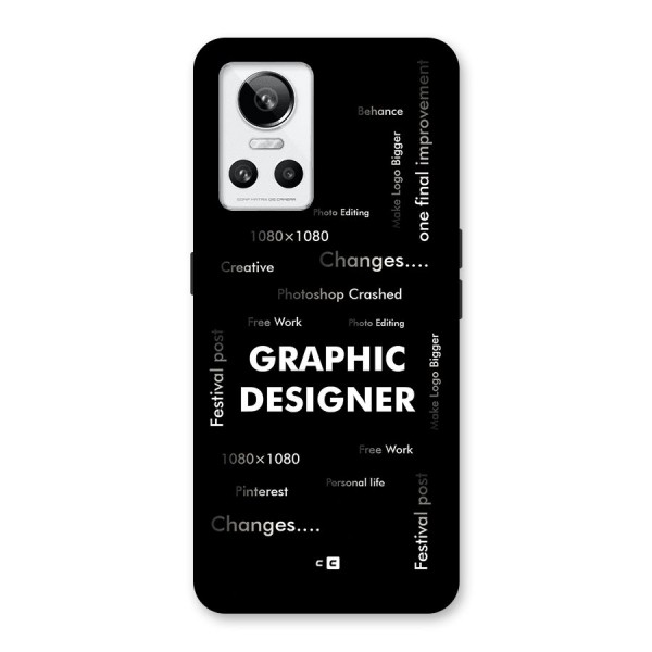 Graphic Designer Struggles Back Case for Realme GT Neo 3