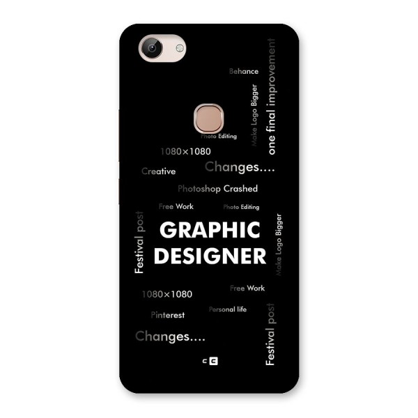 Graphic Designer Struggles Back Case for Vivo Y83