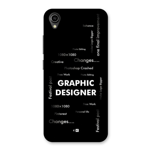 Graphic Designer Struggles Back Case for Vivo Y91i