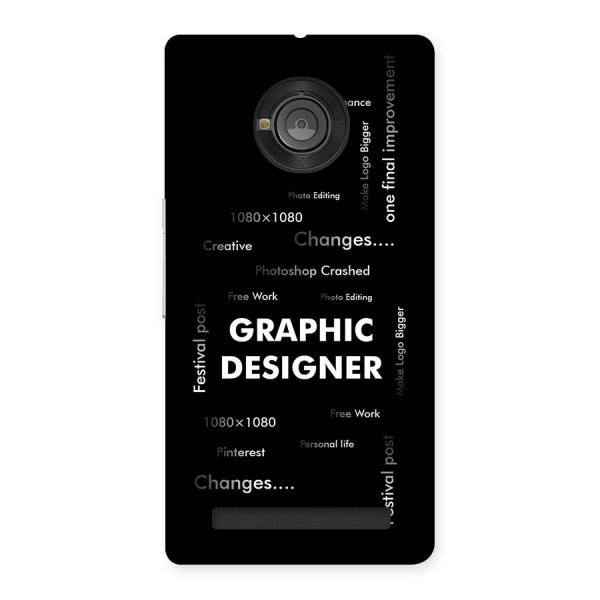 Graphic Designer Struggles Back Case for Yuphoria