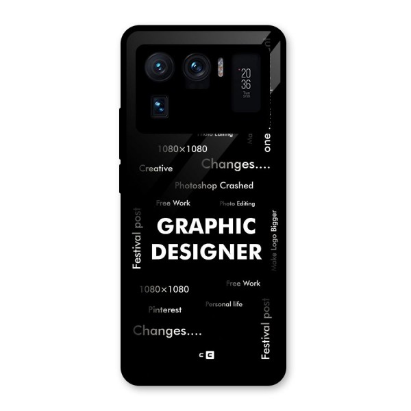 Graphic Designer Struggles Glass Back Case for Mi 11 Ultra