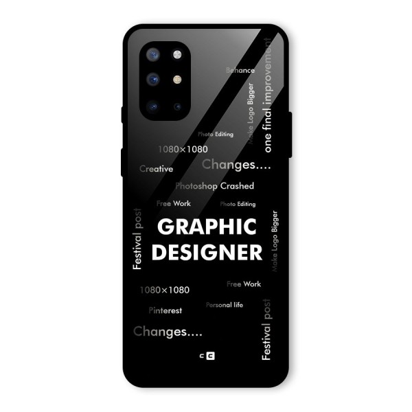 Graphic Designer Struggles Glass Back Case for OnePlus 8T