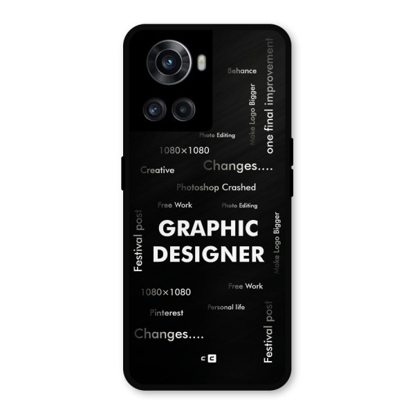 Graphic Designer Struggles Metal Back Case for OnePlus 10R