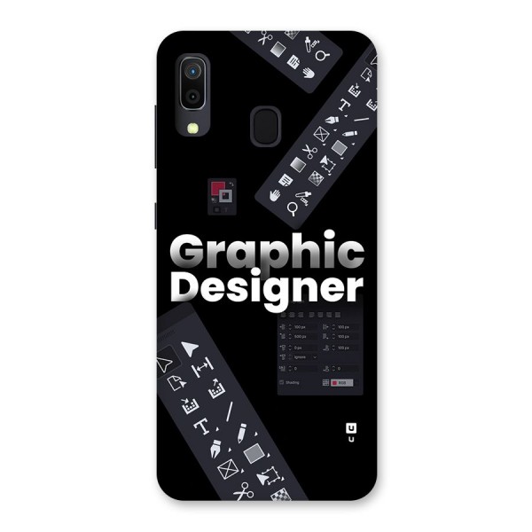 Graphic Designer Tools Back Case for Galaxy A20