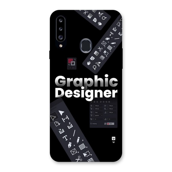 Graphic Designer Tools Back Case for Galaxy A20s