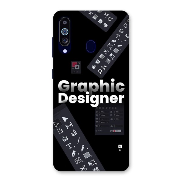 Graphic Designer Tools Back Case for Galaxy A60