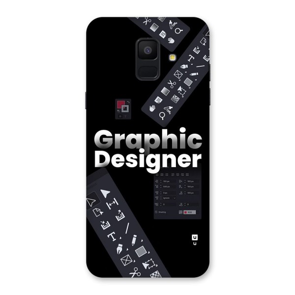 Graphic Designer Tools Back Case for Galaxy A6 (2018)