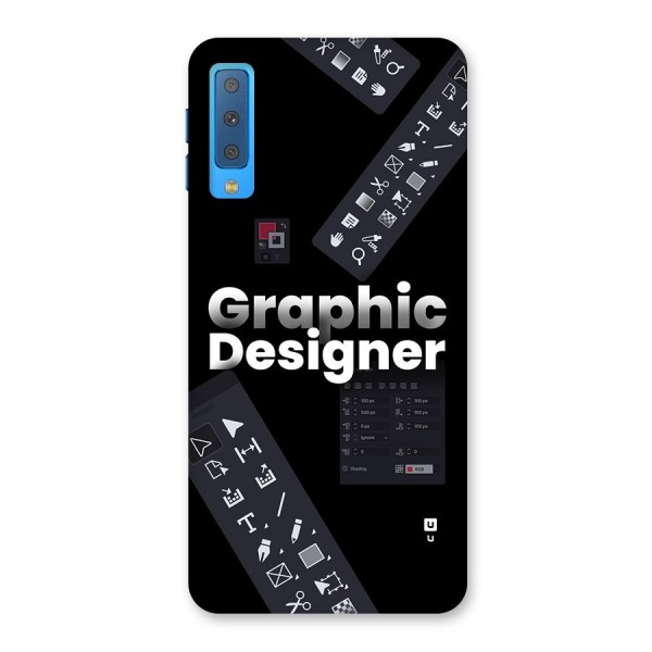 Graphic Designer Tools Back Case for Galaxy A7 (2018)