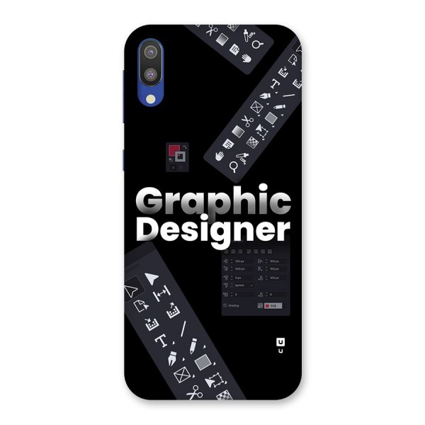 Graphic Designer Tools Back Case for Galaxy M10