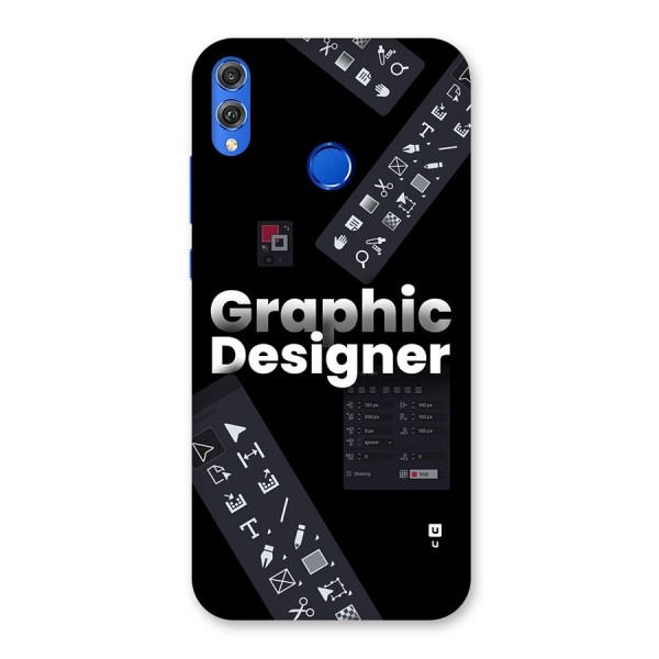 Graphic Designer Tools Back Case for Honor 8X