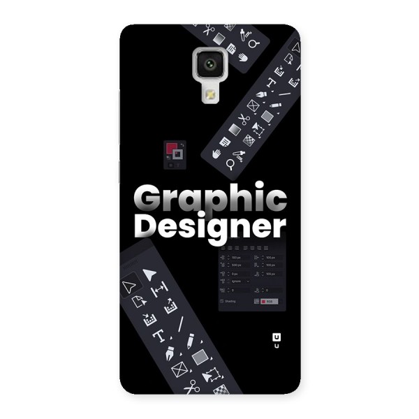 Graphic Designer Tools Back Case for Mi4