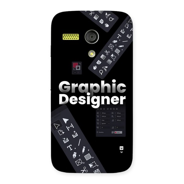 Graphic Designer Tools Back Case for Moto G