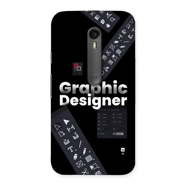 Graphic Designer Tools Back Case for Moto G3