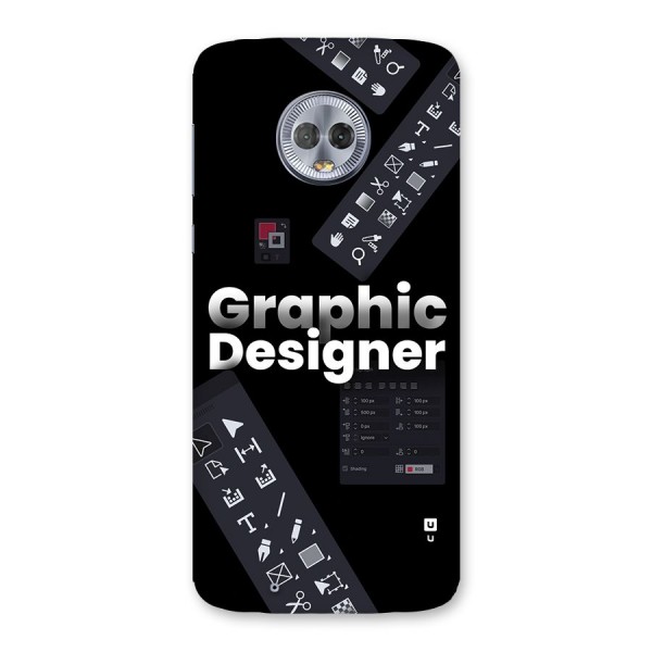 Graphic Designer Tools Back Case for Moto G6